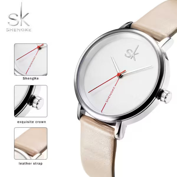 Montre SK Classy en cuir (SK0050)