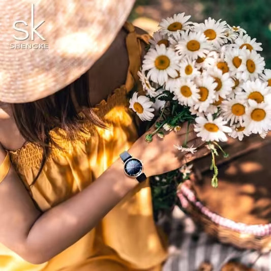 ساعة SK الجلدية النسائية (K0099)