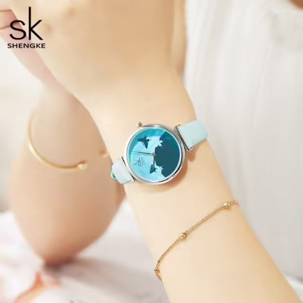 ساعة SK الجلدية النسائية (K0101)