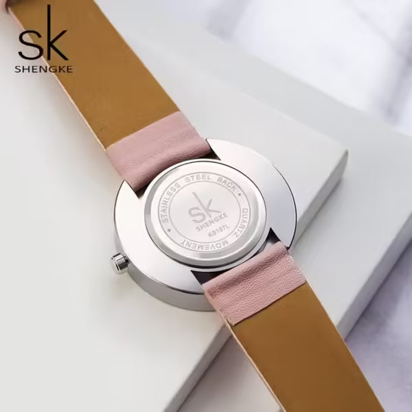 ساعة SK الجلدية النسائية (K0107)