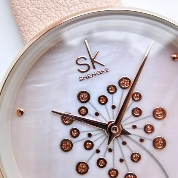 SK Leather Women Watch (K0113)