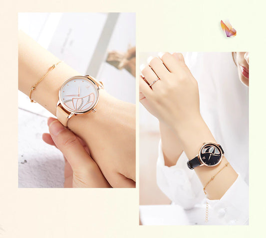 ساعة SK الجلدية النسائية (K0118)