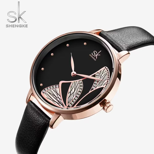 ساعة SK الجلدية النسائية (K0118)