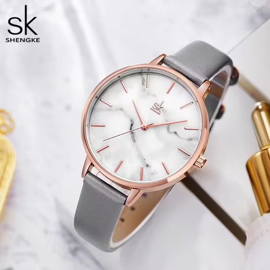 ساعة SK الجلدية النسائية (K0137)