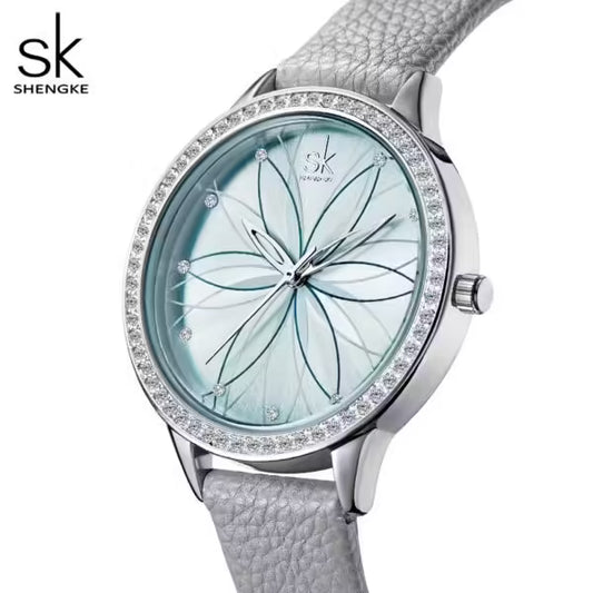 SK Leather Women Watch (K0146)