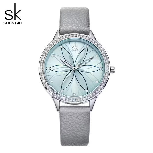 SK Leather Women Watch (K0146)