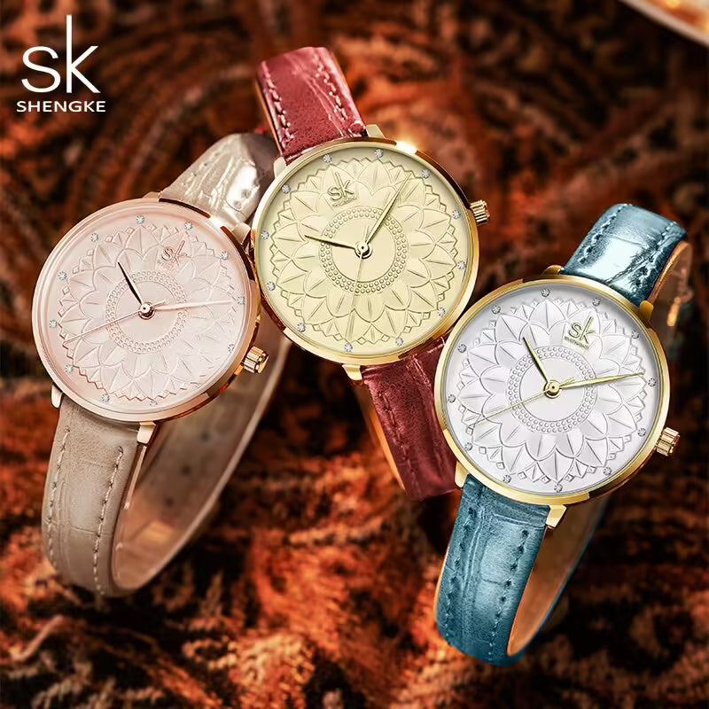 Montre femme SK en cuir (K0149)