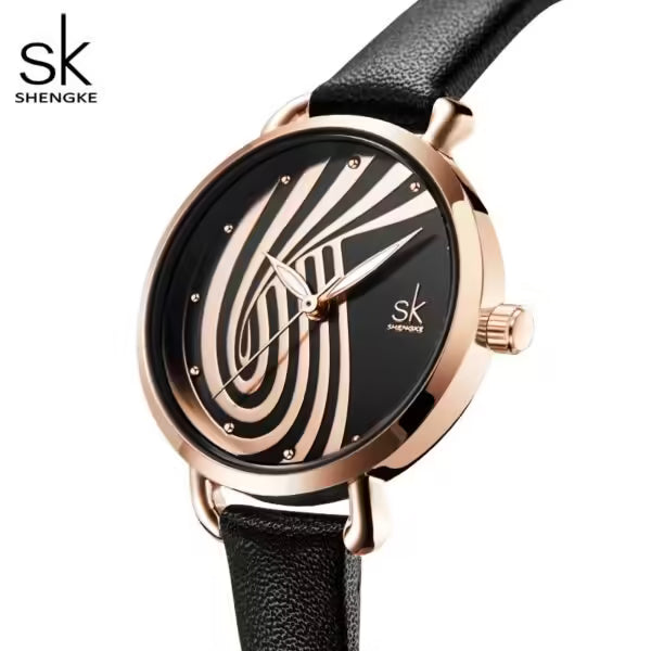 SK Leather Women Watch (K0153)