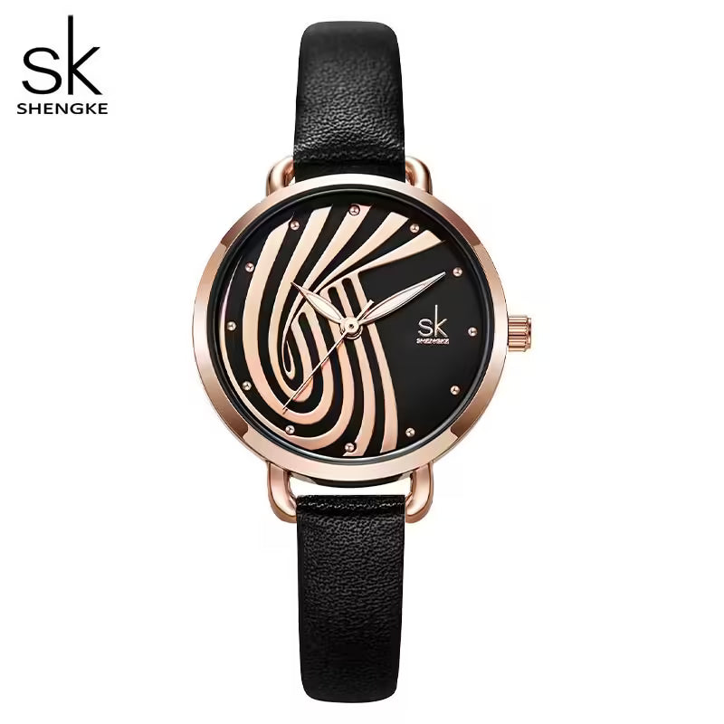 SK Leather Women Watch (K0153)