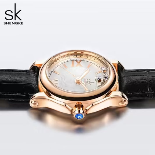 SK Leather Women Watch (K0164)