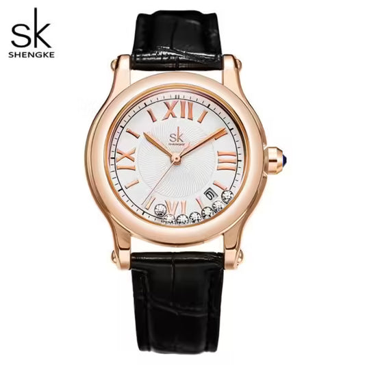 SK Leather Women Watch (K0164)