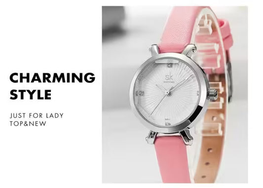 ساعة SK الجلدية النسائية (K8046) 