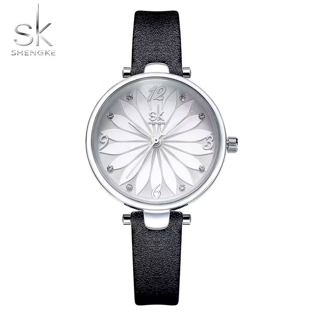 SK Leather Women Watch (K8047)