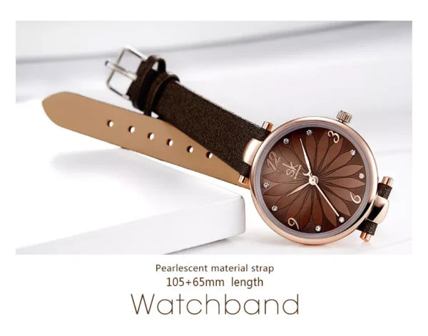 SK Leather Women Watch (K8047)