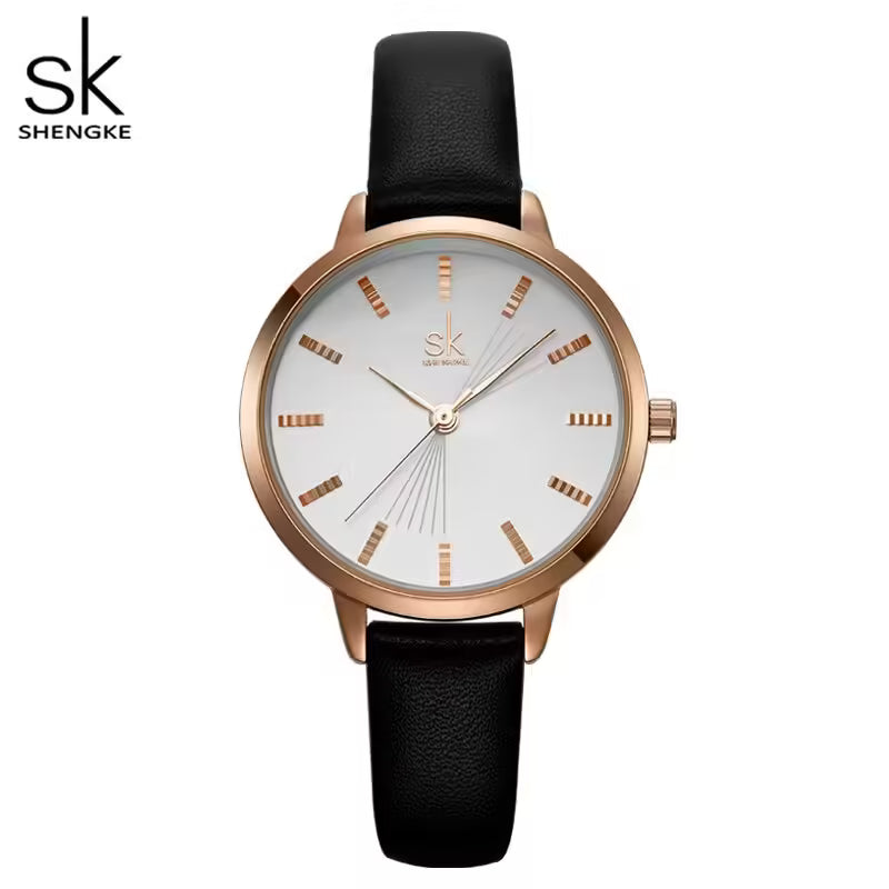 SK Leather Women Watch (K9017)