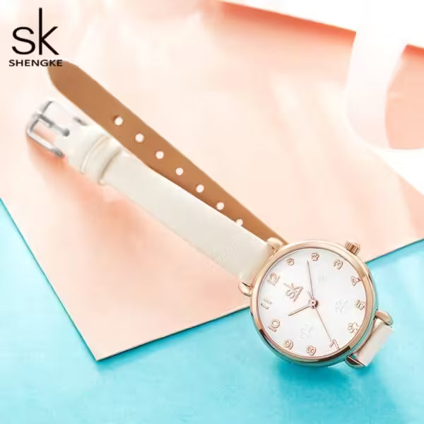 ساعة SK الجلدية النسائية (K9025)
