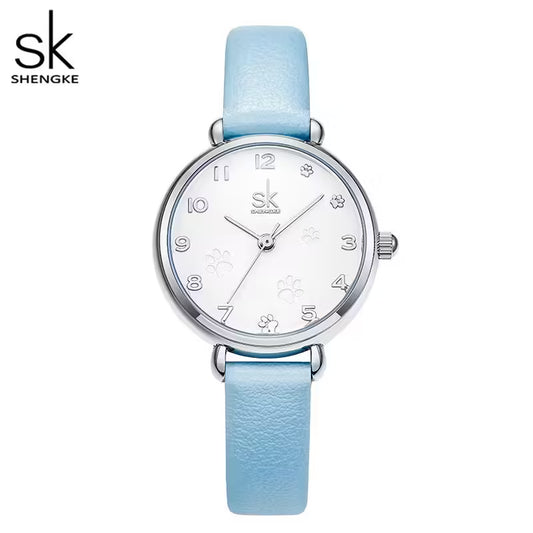 ساعة SK الجلدية النسائية (K9025)