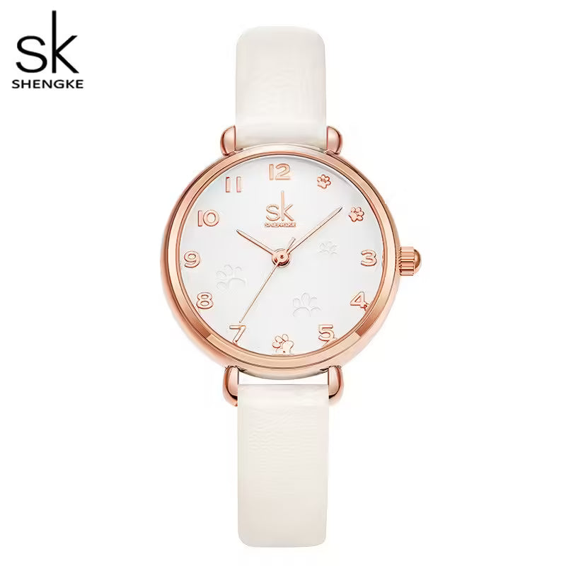 SK Leather Women Watch (K9025)