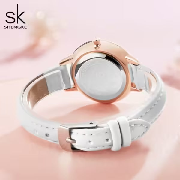 ساعة SK الجلدية النسائية (K9027)