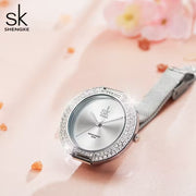 SK Mesh Stainless Steel Women Watch (K0030)