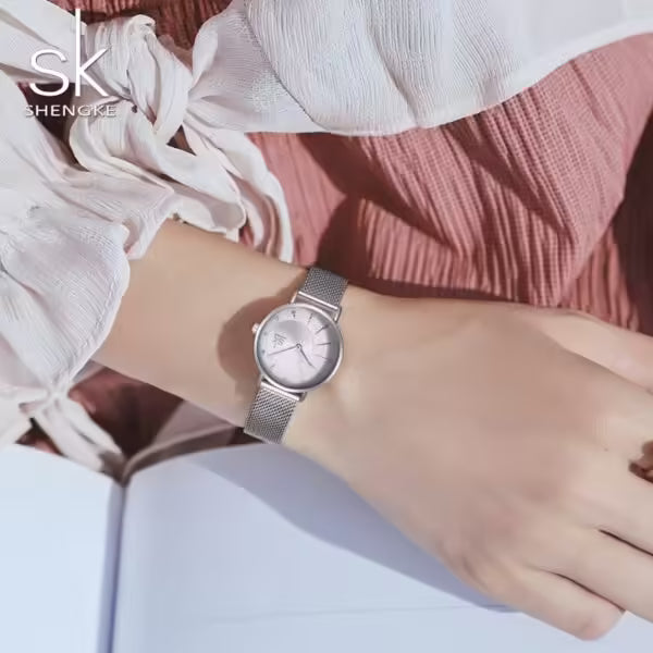 Montre femme SK Mesh en acier inoxydable (K0093)