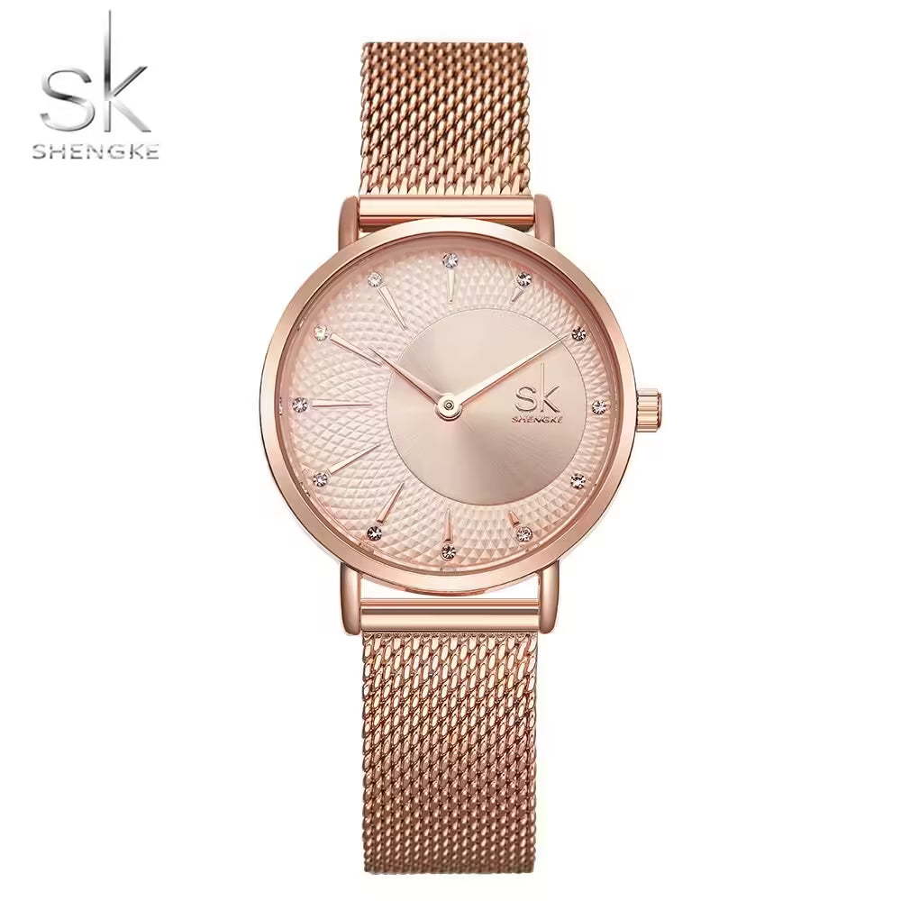 Montre femme SK Mesh en acier inoxydable (K0093)