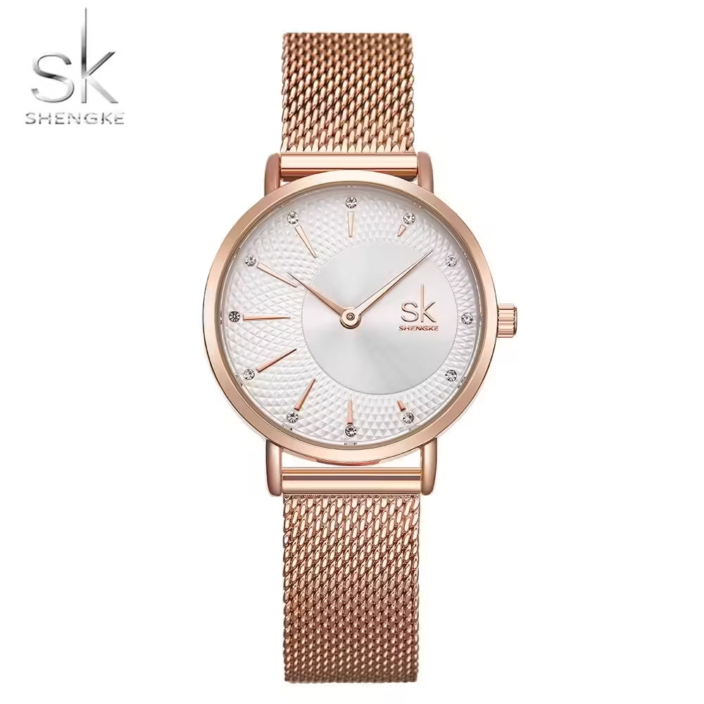 Montre femme SK Mesh en acier inoxydable (K0093)