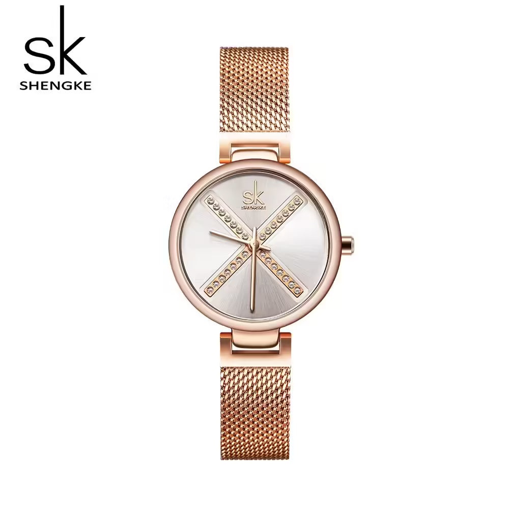 Montre femme SK Mesh en acier inoxydable (K0102)