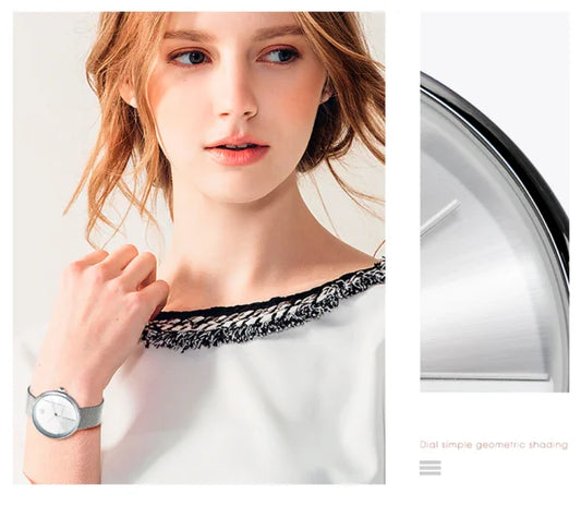 SK Mesh Stainless Steel Women Watch (K0105)