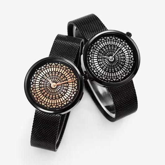 SK Mesh Stainless Steel Women Watch (K0114)