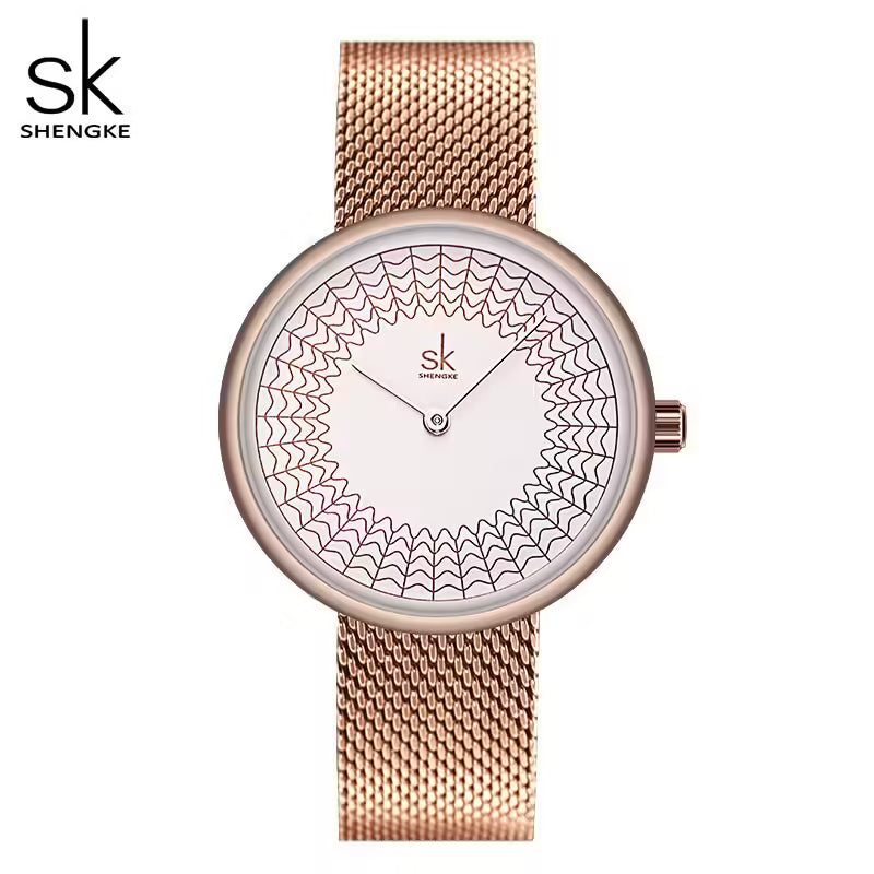 Montre femme SK Mesh en acier inoxydable (K0126)