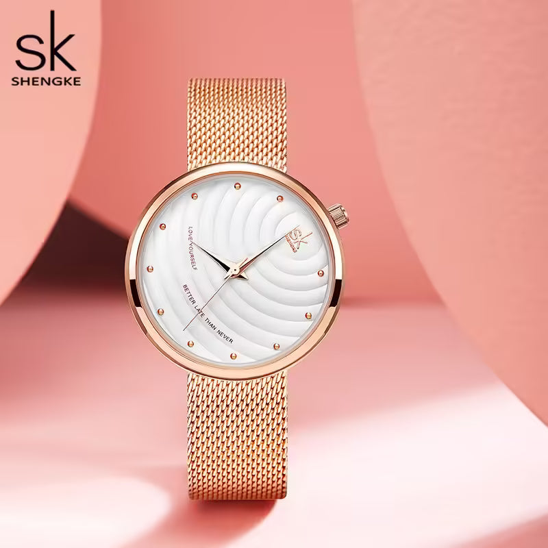 Montre femme SK Mesh en acier inoxydable (K0138)