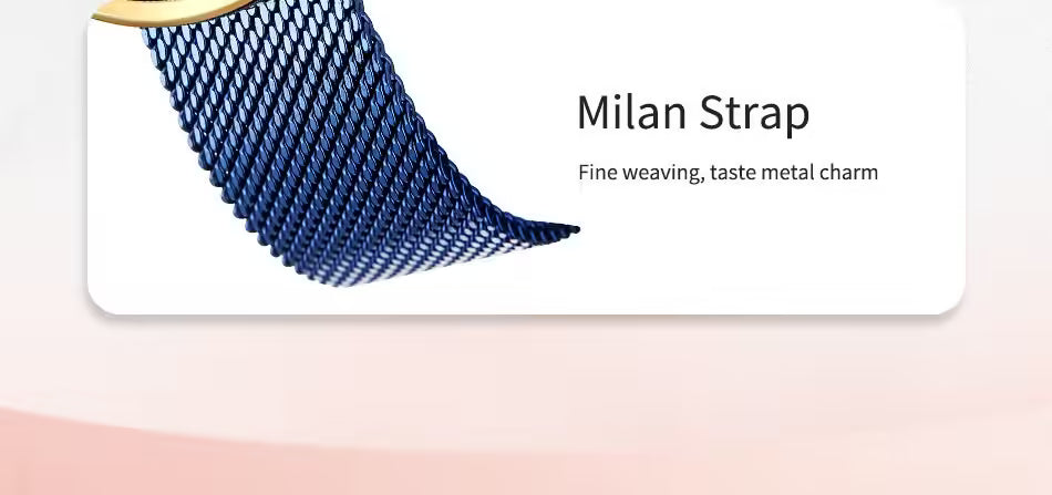 ساعة SK Mesh المصنوعة من الفولاذ المقاوم للصدأ للنساء (K0138)