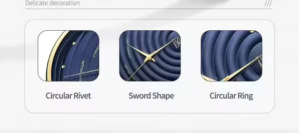 ساعة SK Mesh المصنوعة من الفولاذ المقاوم للصدأ للنساء (K0138)