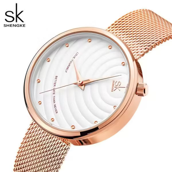Montre femme SK Mesh en acier inoxydable (K0138)