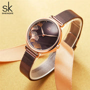 Montre femme SK Mesh en acier inoxydable (K0139)