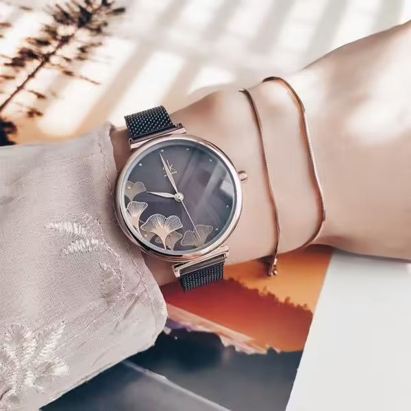 Montre femme SK Mesh en acier inoxydable (K0139)