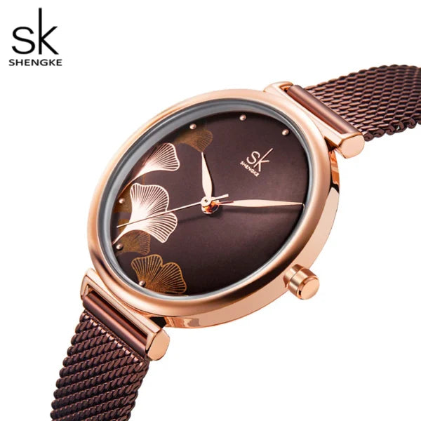 Montre femme SK Mesh en acier inoxydable (K0139)
