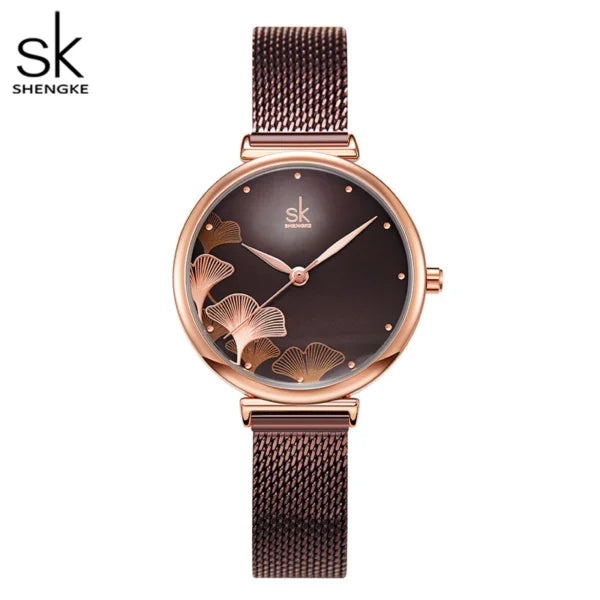 Montre femme SK Mesh en acier inoxydable (K0139)