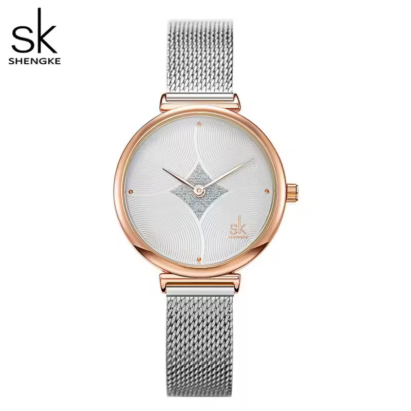 Montre femme SK Mesh en acier inoxydable (K0143)