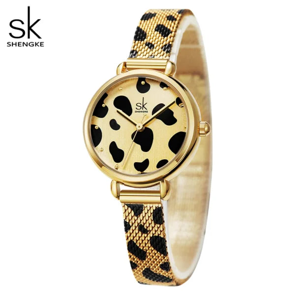 SK Mesh Stainless Steel Women Watch (K0152)