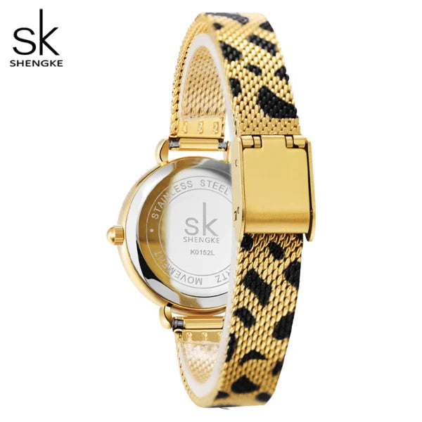 SK Mesh Stainless Steel Women Watch (K0152)