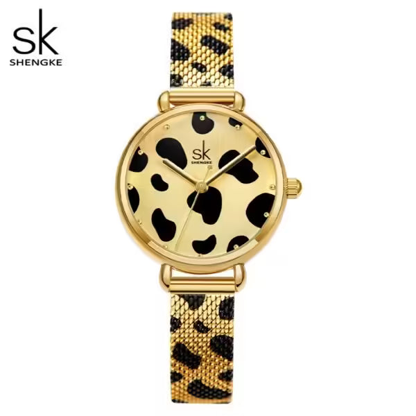 SK Mesh Stainless Steel Women Watch (K0152)