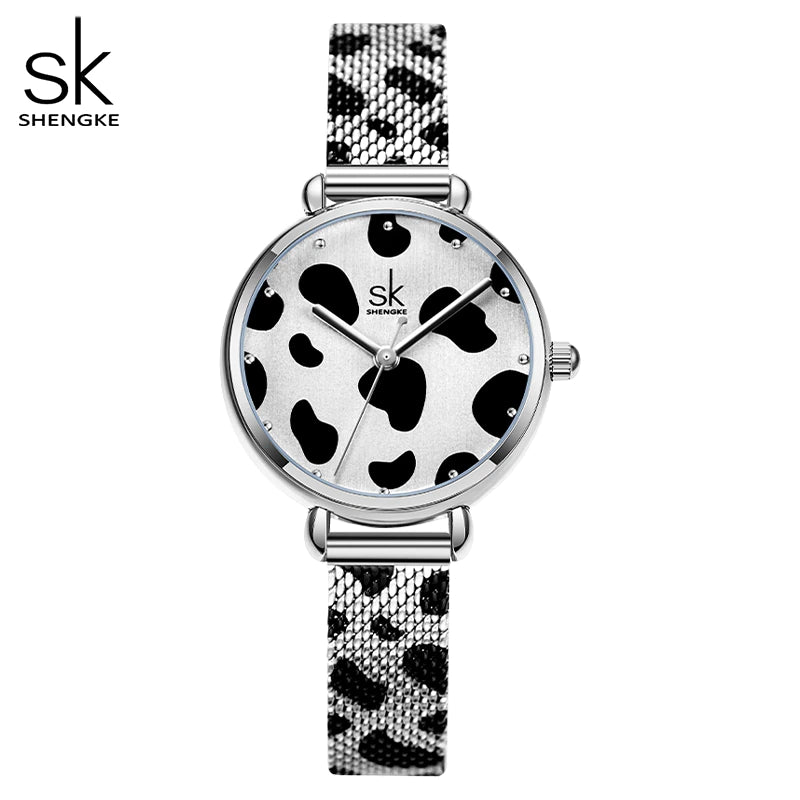 SK Mesh Stainless Steel Women Watch (K0152)