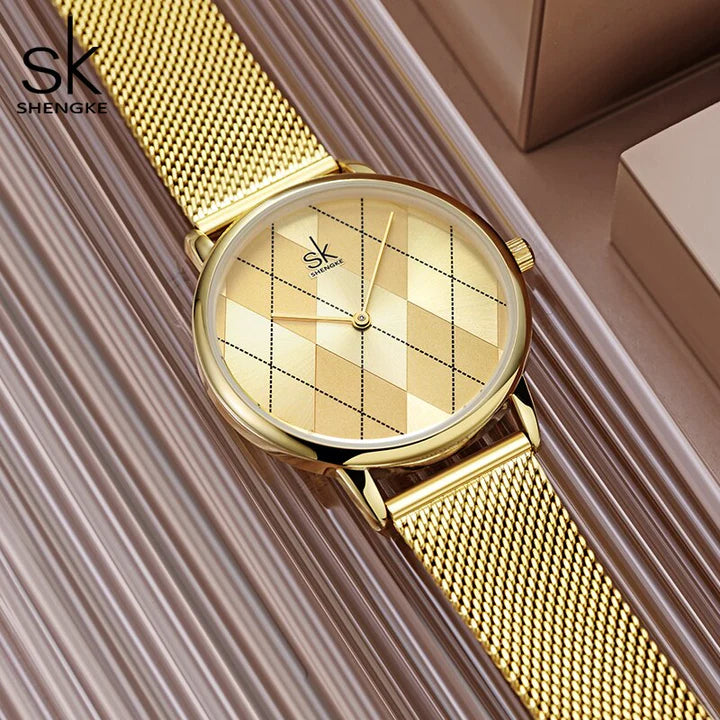 SK Mesh Stainless Steel Women’s Watch (K0121)