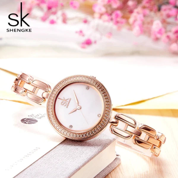 Montre femme SK en acier inoxydable (K0003)