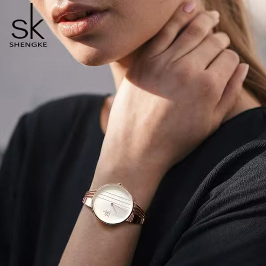 SK Stainless Steel Women Watch (K0062)