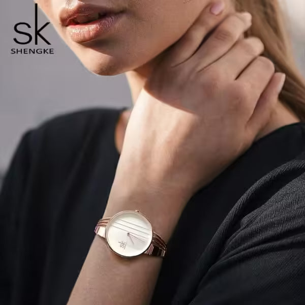 Montre femme SK en acier inoxydable (K0062)