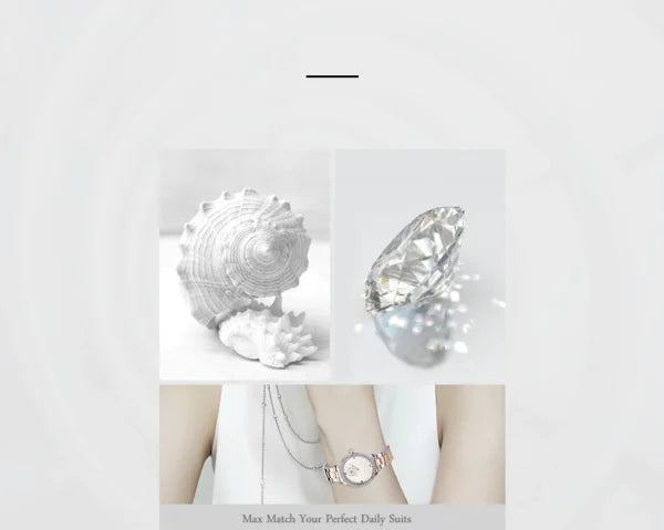 ساعة SK النسائية المصنوعة من الفولاذ المقاوم للصدأ (K0111)