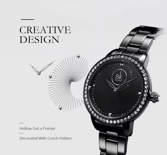 SK Stainless Steel Women Watch (K0111)